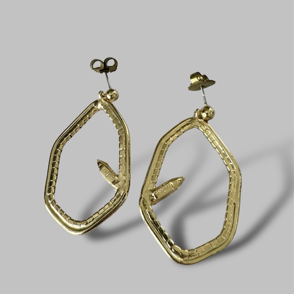 Sorrelli Women’s Gemma Dangle Sparkling Crystal Piece Earrings Gold Tone Finish - Picture 3 of 5